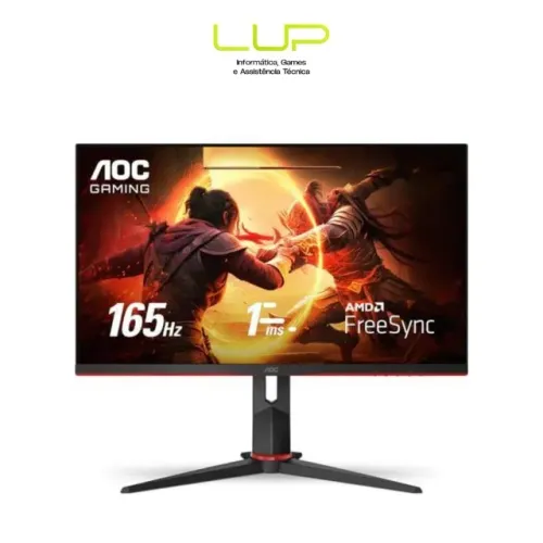 (LOJA FÍSICA) Monitor Gamer Aoc 27" Full HD, 165Hz, 1Ms, Displayport