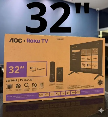 ?TV AOC 32" Polegadas LED Á Pronta Entrega <br>?R$ 1.125,78 NO PIX