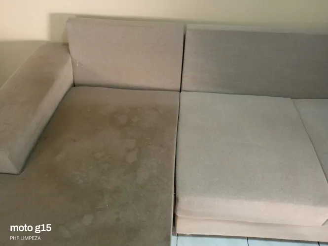 Lavagem de sofa
