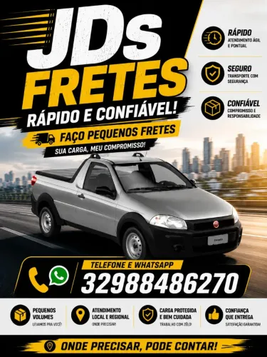 Faço frete ZAP *
