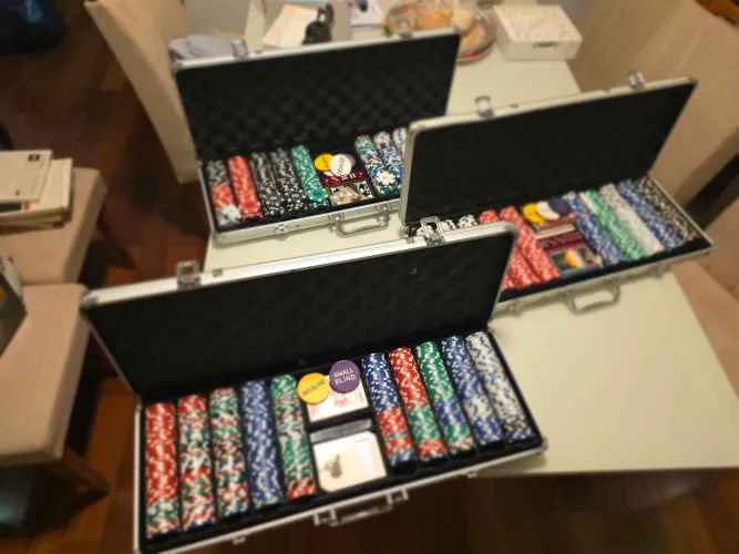 Maletas de Poker 500 fichas... vendo as 3
