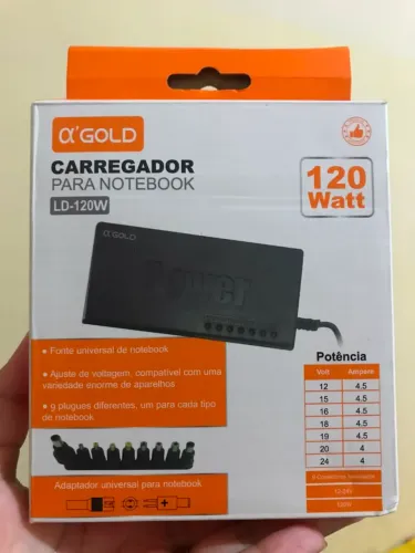 Carregador universal para notebook