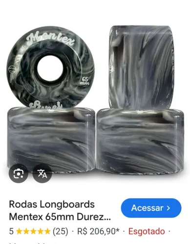 Rodas Longboard Simulador de Surf