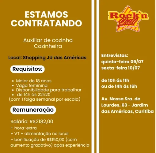 Vagas Shopping Jardim das Américas