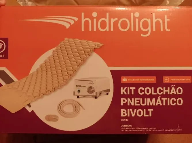 Kit Colchão Pneumático - Hidrolight BIVOLT - Funcionando Perfeitamente