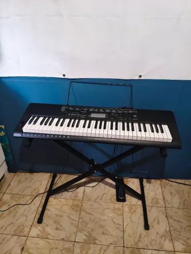 Teclado Casio CTK-3500 Completo + Pedal Sustain Dolphin + Suporte + Cabo MIDI