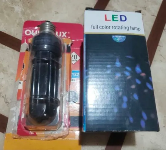 Luz Negra e Led Colorida 