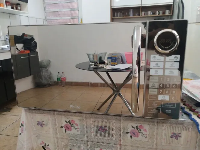 Vendo microondas com defeito e avarias