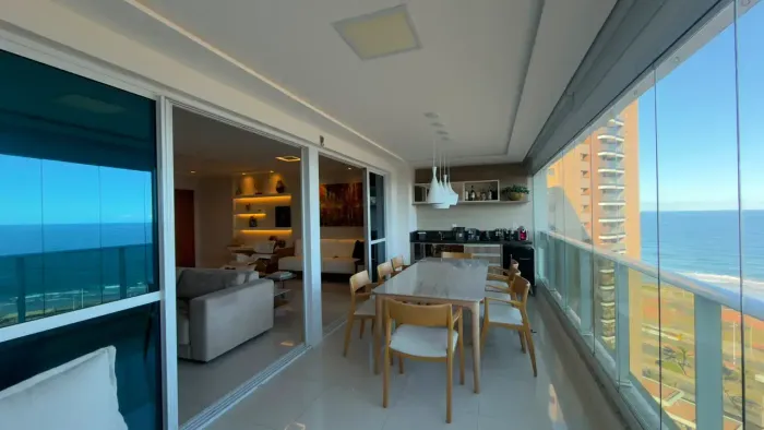 APARTAMENTO PORTEIRA FECHADA COM VISTA MAR NO HEMISPHERE 360 140 M²