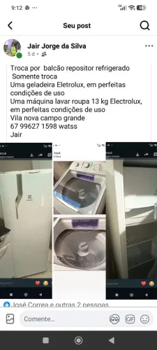 Troco pra balcão repositor refrigerado , somente troca