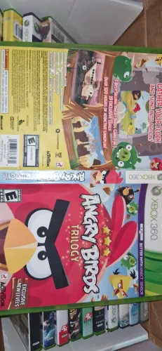  [RARIDADE] Jogo Angry Birds Trilogy - Xbox 360 (Mídia Física)