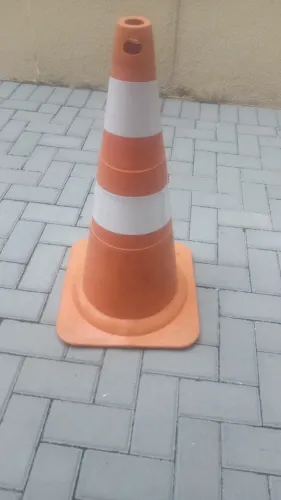 Dois cones flexíveis com faixa refletiva 75 Cm (NBR 15071)