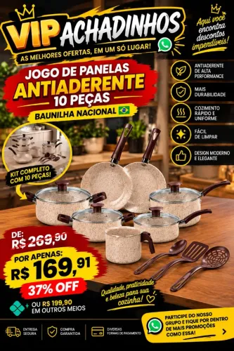 KIT 8 PANELAS ANTIADERENTE E 3 COLHERES DE SILICONE