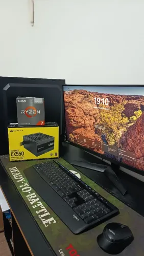 PC + MONITOR LG ULTRAGEAR 24? 180Hz + TECLADO E MOUSE SEM FIO