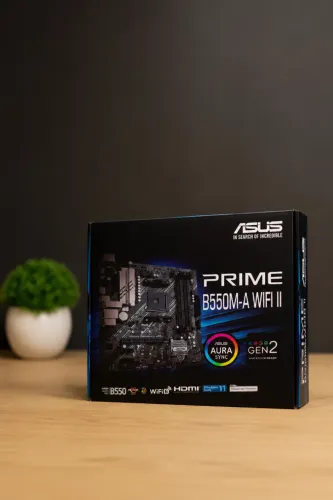 Placa-Mãe ASUS PRIME B550M-A WiFi II - Nova e Lacrada!