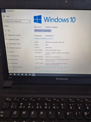 Notebook Lenovo b490 antigo
