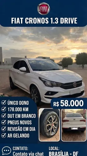 Fiat Cronos Drive 1.3 8V Flex 2019