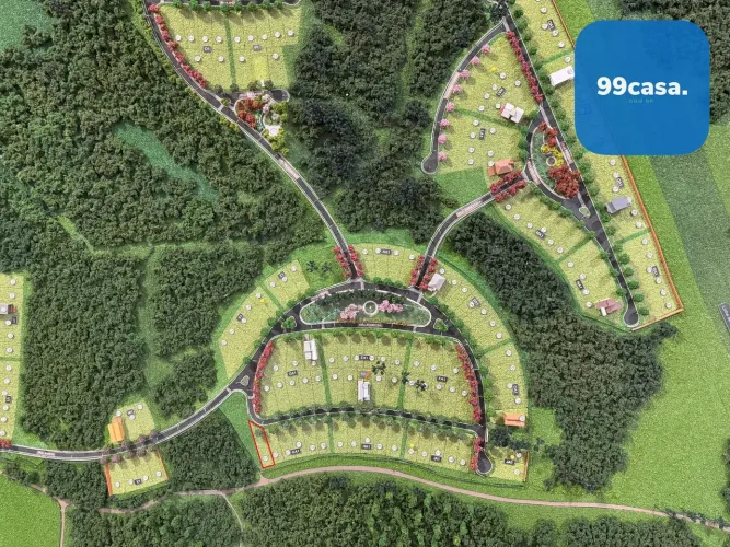 Terreno Lote à venda no Alphaville Paraná em Campo Largo com 776,49 m em Condomínio Fechad