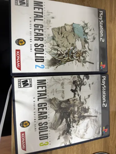 Metal Gear Solid 2 e 3 - Playstation 2