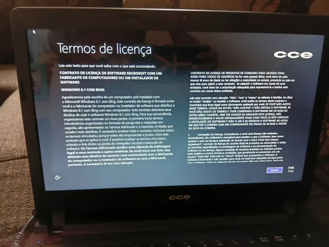 Vendo notebook da CCE Ultra Thin U45. 