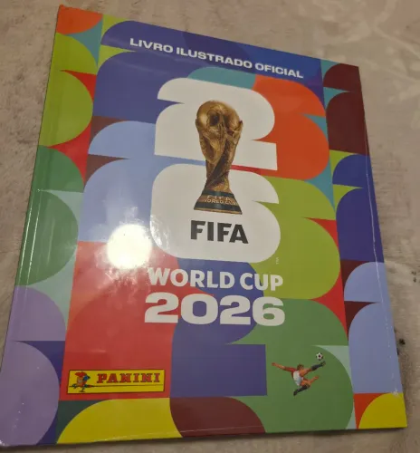 Álbum de capa dura da copa 2026