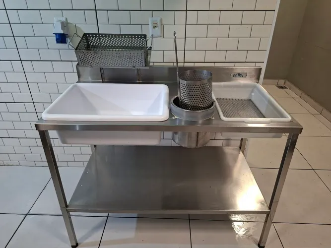 Mesa de empanar de 1,20M
