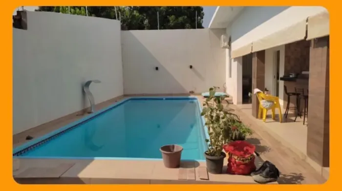 Piscina de fibra 5 metros COMPLETA