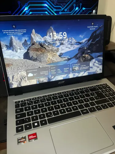 Notebook Acer Aspire 5 Ryzen 5 windowns 11 8GB RAM 512GB SSD