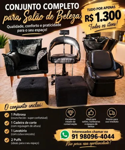 Móveis de salão de beleza