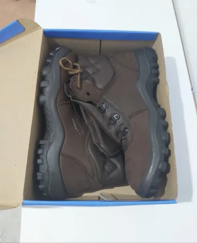 Bota Botina Coturno Miura Trabalho Segurança Bico Pvc Epi 43