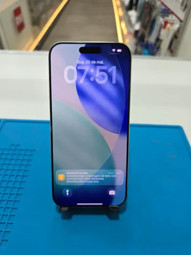 iPhone 16 pro max 512gb impecável, com nota fiscal e 1 ano de garantia pela loja 