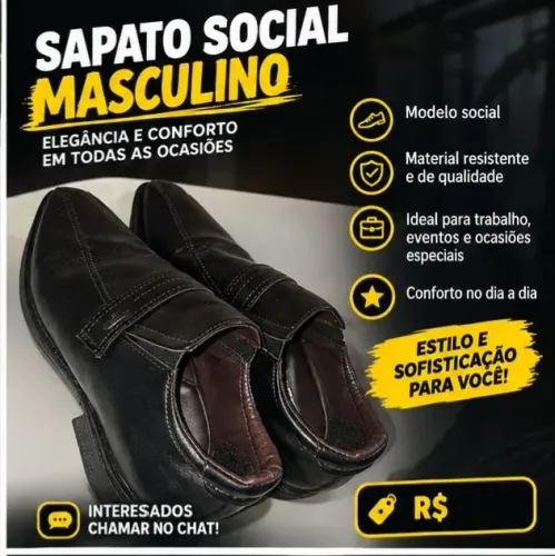 Sapato Social Masculino