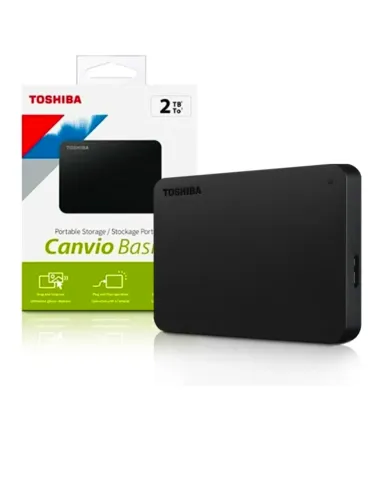 HD Externo Portátil Toshiba Canvio HDTB520XK3AA 2TB preto