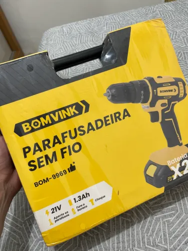 Parafusadeira sem fio BOMVINK NOVA LACRADA