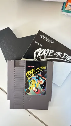 Skate or Die! NES Original - Ultra Games - Caixa + Manual
