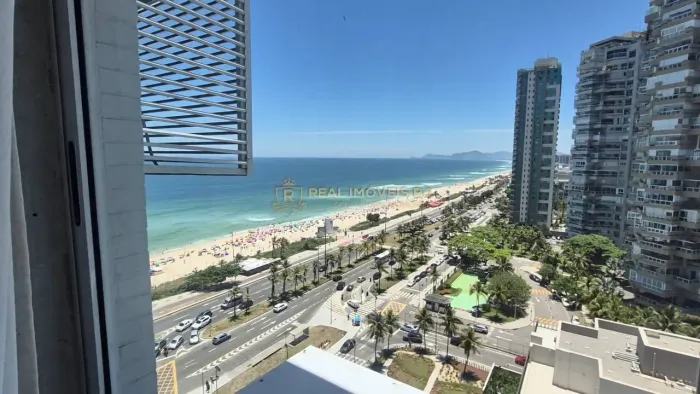 Apartamento Mobiliado de 81m², 2 quartos(1Suíte) e Vaga. Vista Mar