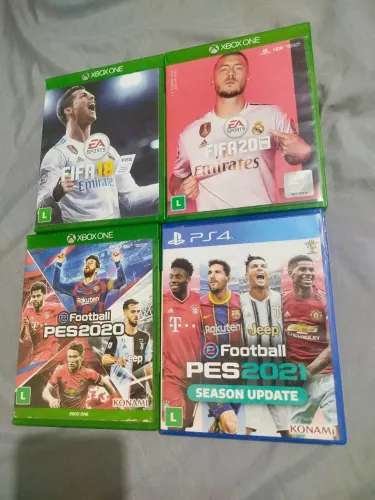 Jogos futebol, PES e FIFA ps4 e Xbox One