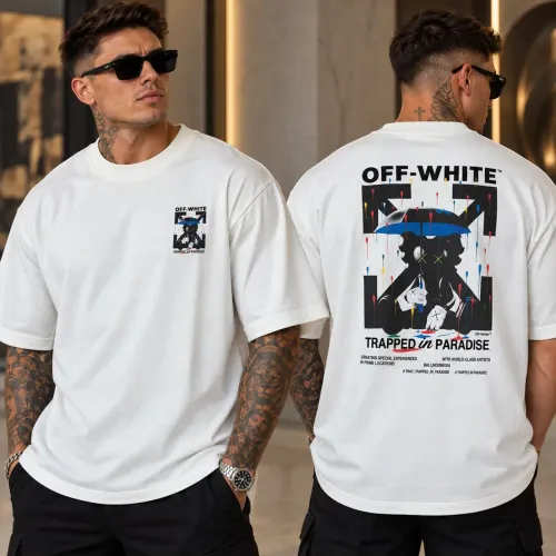 CAMISETA OVERSIDE OFFWHITE 