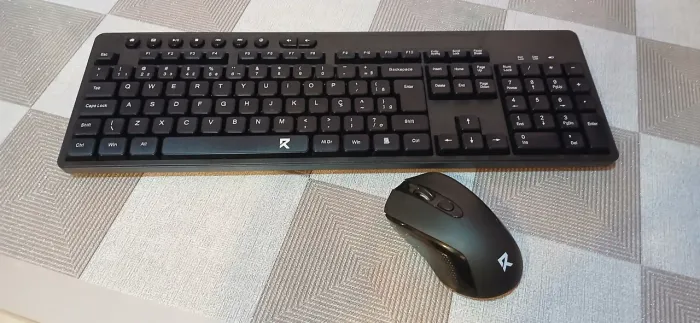 Kit Red Dragon mouse e teclado sem fio