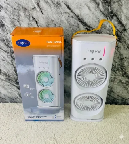 Ventilador de Mesa Inova FAN-12904 38cm 8 Pás e Controle Remoto