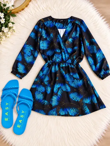 Vestido Renner + rasteira lança perfume EASY
