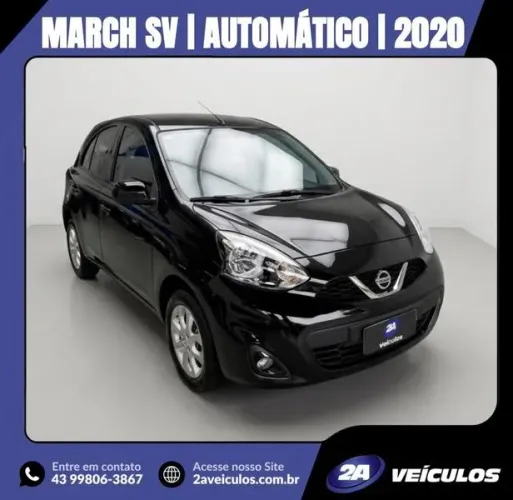 Nissan March SV 1.6 16V Flexstart 5P Aut. 2020