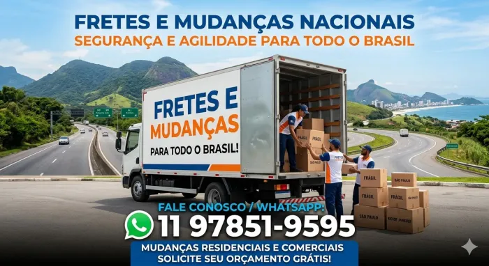 Fretes e Mudanças para Todo o Brasil - *