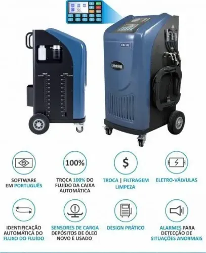 Máquina  Troca óleo Transmissão Automática Tektino Cm102 SUPER NOVA