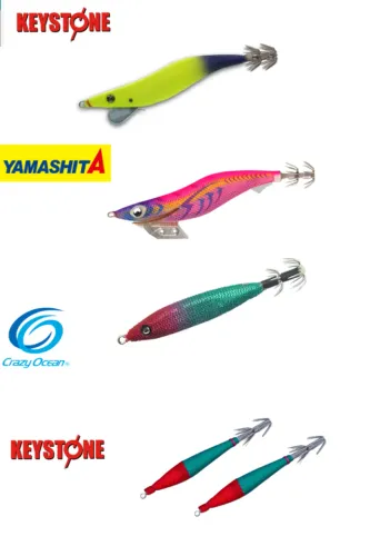 ZANGARILHOS PARA PESCA DE LULA (KIT 4)