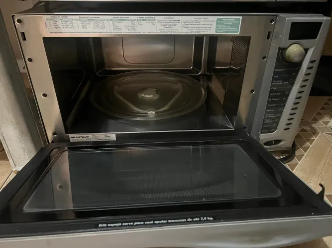 Micro-ondas Brastemp Jet Defrost 38 Litros com Grill - Funcionando