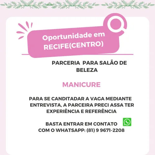Parceria para Manicure