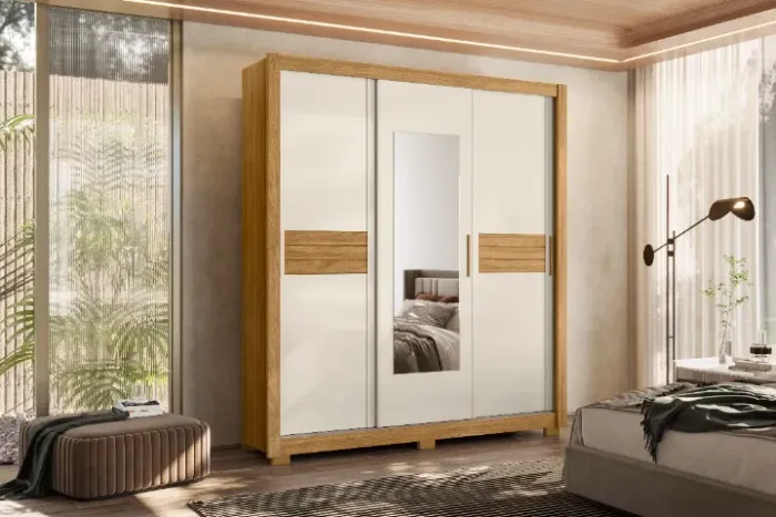 Guarda-Roupa Canadá 3 portas 3 gavetas - (NOVO) Fazemos entrega 