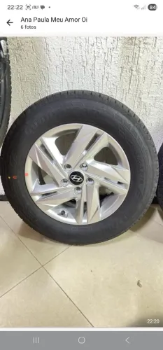 Jogo de rodas com pneus 16" hiunday creta action  2026