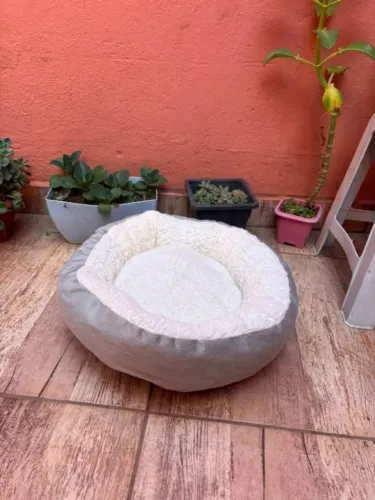 Cama Pet Redonda Super Macia 50x50 cm | Ideal para Cães e Gatos